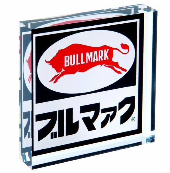 ブルマァク BULLMARK　ロゴ ミニアクリルブロック　フィギュア