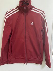 【美品】adidas アディダス トラックジャケット オリジナルス 赤 レッド