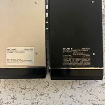 SONY ソニー WALKMAN ウォークマン カセット レトロ 昭和 WM-103 / WM-R202 現状品 2台_画像10