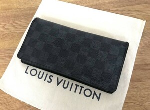 【美品】【1円スタート】LOUIS VUITTON ルイヴィトン ダミエ ポルトフォイユ ブラザ 長財布 N62665