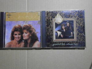 ザ・ジャッズ　Ｂｅｓｔ２枚　「The Judds NUMBER ONE HITS」「The Judds greatest hits volume two」