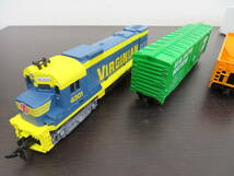 エポック　HOゲージ　アメリカントレイン　TS-100　ヴァージニア鉄道　鉄道模型　動作品　TYCO_画像3