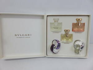 ブルガリ　香水　ミニボトル 　5点セット　箱入り　使用品　BVLGARI