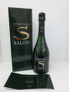 サロン　ブラン　ド　ブラン　ル　メニル　2002　ブリュット　シャンパン　未開栓　750ｍｌ　12%　箱付　Salon Blanc De Blancs