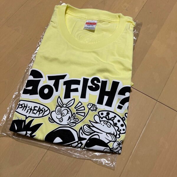【新品未使用】イヨケン Tシャツ Fish it EASY Lサイズ