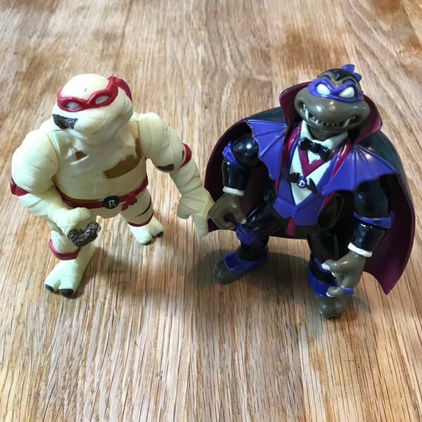 TMNT Monster TURTLES Figure タートルズ フィギュア マミー ラファエロ ドラキュラ ドナテロ 1993