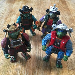 TAKARA TMNT SAMURAI TURTLES Movie3 侍 タートルズ フィギュア プレイメイツ タカラ 1993