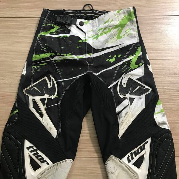 thor MX pants used ソアー オフロード モトクロス MXパンツ 子供 キッズ ジュニア サイズ ユーズド