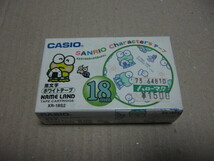 CASIO カシオ ネームランド テープ 18mm XR-18S2 (MADE IN JAPAN) サンリオキャラクターテープ けろけろけろっぴ_画像1