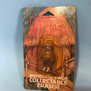 80s Звездные войны wicket ewok eraser starwars античный коллекция Vintage wi Kett JEDI ластик кукла 