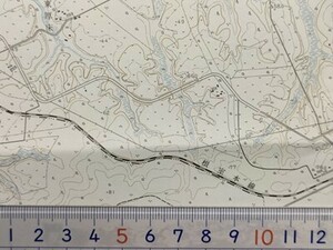 md01【地図】厚床 [北海道] 昭和62年 地形図[別当賀川中心] 浜中町恵茶人 和田牛川 初田牛川 ガッカラ川 根室本線厚床 初田牛駅 標津線跡