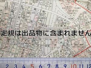 mc34【地図】広島市 昭和40年 [バス路線 国鉄宇品線 与楽園 万象園 ABCC レストハウス 広島大仏 京橋会館 カープ三省寮 映画館/南座 港映劇