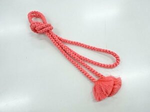 092125# 【1円～】正絹　手組み帯締め