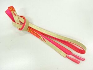 092415# 【1円～】未使用品　正絹　手組み帯締め