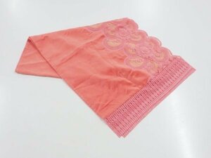 093157# 【1円～】ビロードレース花模様ショール