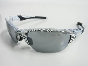 限定品★OAKLEY オークリー★Half Jacket 2.0 ハーフジャケット2.0 ゼブラ柄サングラス【OO9153-22】ホワイト白ブラック黒【本物保証】希少