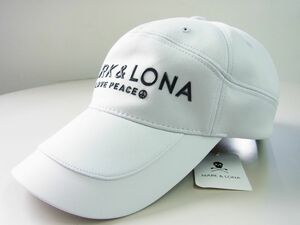 1円★MARK&LONA マーク&ロナ★Mercury Cap 3Dロゴマーキュリーキャップ【MLF-1B-FC14】ホワイト白【本物保証】カタログ掲載★入手困難