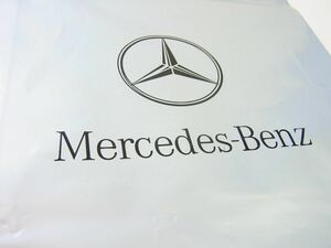 正規★Mercedes-Benz メルセデスベンツ★ロゴ入りショッピングバッグ★エコバッグ★プレゼントに★シルバー銀【本物保証】非売品