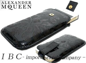 ★ McQueen ★ Александр МакКуин iPhone5 Case ★ Black Black [настоящая гарантия] Итальянский случайный ★ Поставщик знаменитостей ★ Высокая мода