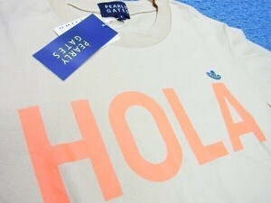 正規品★PEARLYGATES パーリーゲイツ★前後HOLA HELLOプリントメキシカンTシャツ0★S【053-0163517】ベージュ薄茶【本物保証】店頭完売