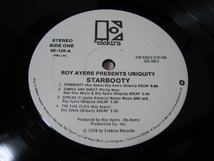 【LP】 ROY AYERS PRESENTS UBIQUITY / ●白プロモ● STARBOOTY US盤 シュリンク付 ユビキティ スターブーティ ロイ・エアーズ_画像6