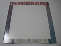 【LP】 LISA HARTMAN / ●白プロモ● LISA HARTMAN US盤 プロモシート付 リサ・ハートマン_画像4