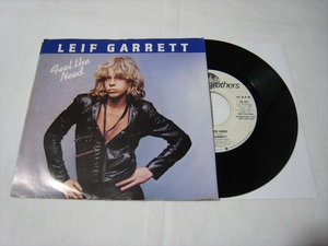 【7”】●白プロモ MONO/STEREO● LEIF GARRETT / FEEL THE NEED US盤 レイフ・ギャレット フィール・ザ・ニード DETROIT EMERALDS