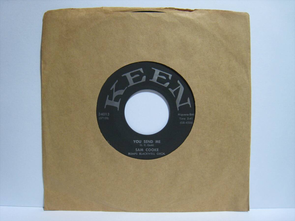 【7”】 SAM COOKE / YOU SEND ME US盤 サム・クック ユー・センド・ミー