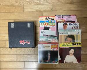  laser disk Laser karaoke Showa Retro set sale junk 