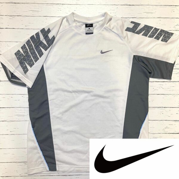 【NIKE DRY-FIT】ナイキ　ドライフィット　ニット　Tシャツ(XL)