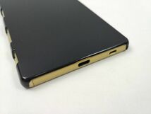 Xperia Z5 SO-01H SOV32 ハードケース カバー シンプル ブラック_画像4