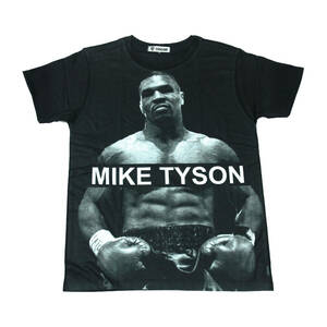 マイクタイソン TYSON ボクシング チャンピオン 日本未発売 ストリート系 デザインTシャツ おもしろTシャツ メンズ 半袖★tsr0413-blk-xl
