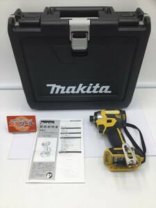 【未使用!!】Makita/マキタ 18v充電式インパクトドライバ TD173DZFY+ケース[フレッシュイエロー/FY] [ITIHBOVCTSUM]