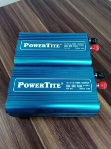 【PT013】未来舎 POWERTITE インバーター Fl-200260Fm 中古品 2個セット