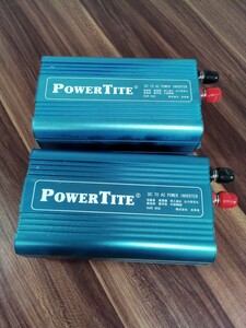 【PT016】未来舎 POWERTITE インバーター Fl-200260Fm 中古品 2個セット