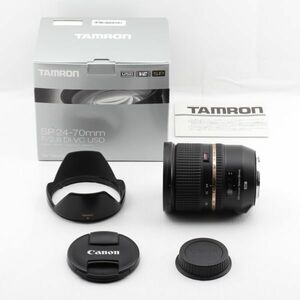 元箱付き。★良品★ TAMRON タムロン SP 24-70mm F2.8 Di VC USD キヤノン用 （Model A007）