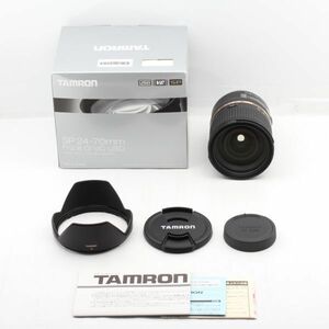 元箱付き。クモリあり。★良品★ TAMRON タムロン SP 24-70mm F2.8 Di VC USD キヤノン用 （Model A007）