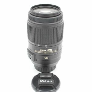 レンズ内汚れあり。★良品★ Nikon ニコン AF-S DX NIKKOR 55-300mm F4.5-5.6G ED VR