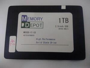 ■ SSD ■ 1024GB ＝ 1TB （42時間）　Memory Depot　正常判定　　送料無料