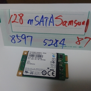 ■ SSD mSATA ■ 128GB （8597時間） Samsung 正常判定 送料無料の画像1