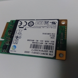 ■ SSD mSATA ■ 128GB （8597時間） Samsung 正常判定 送料無料の画像5