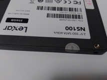 ■ SSD ■ 256GB （42時間）　Lexar NS100　正常判定　　送料無料_画像6
