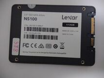 ■ SSD ■ 512GB （388時間）　Lexar NS100　正常判定　　送料無料_画像3