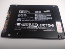 ■ SSD ■ 500GB （629時間）　Samsung 850EVO　正常判定　　送料無料_画像3