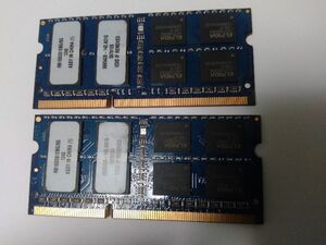 1.5v 合計16GB（8GB×2枚)　PC3-12800S　Kingston製Elpidaチップ　送料無料