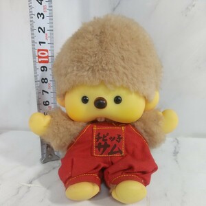 337 including in a package NGchibi. Sam IKBmonchichi manner soft toy sofvi doll tag attaching 17cm Showa Retro that time thing . red trousers .... Junk 
