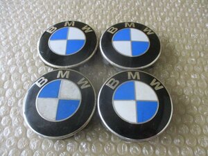 BMW 純正 センターキャップ 中古４個/４枚 1シリーズ 3シリーズ 5シリーズ 6シリーズ 7シリーズ Z4 X5 X3 X1 純正 ホイール 装着にどうぞ!