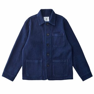 手作り 藍染め 刺し子 カバーオール 17OZ 綿100% ワークジャケット ブレザー sashiko indigo 上品 インディゴ S~XL DLY569