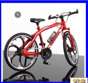 自転車 模型　ミニチュア　1:10　合金　金属　マウンテンバイク　おもちゃ　コレクション DJ938