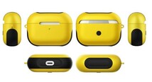 AirPods Pro用ケース　イエロー　メタリックカラー　黄　イヤホンケース　クール　軽量　シリコン　エアポッズケース　第三世代用 DJ480_画像5